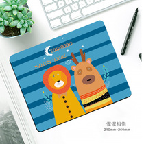 New cute girl thickened small mouse pad computer keyboard Game e-sports wrist guard cartoon animation game non-slip desktop mat custom-made new couple male