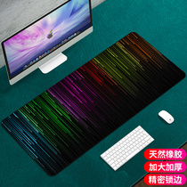 Customized oversized lock mouse pad wrist guard office home computer keyboard Game e-sports desktop pad non-slip custom-made mens and womens new model