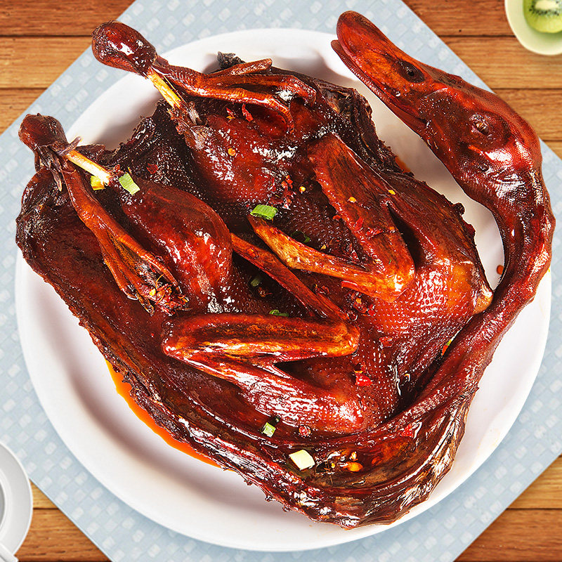 酱板鸭湖南常德风味特产辣味手撕酱板鸭香辣鸭肉零食小吃300G风干