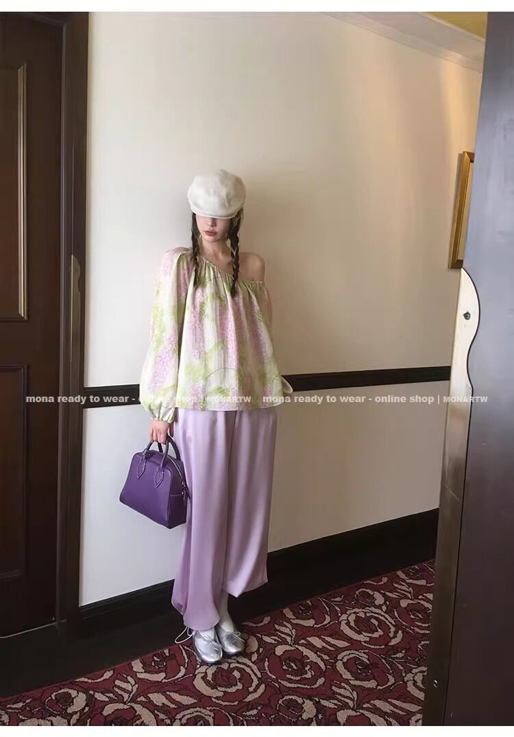 Luxe Lambskin Moon Silver Flats: 2025 Autumn Bow Ballet Style - Detail image 1