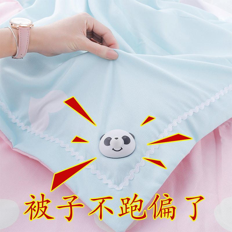 Quilt retainer without needle, invisible, nailless, quilt cover, safety quilt cover, four-corner dormitory nailing, magic object, non-trace buckle