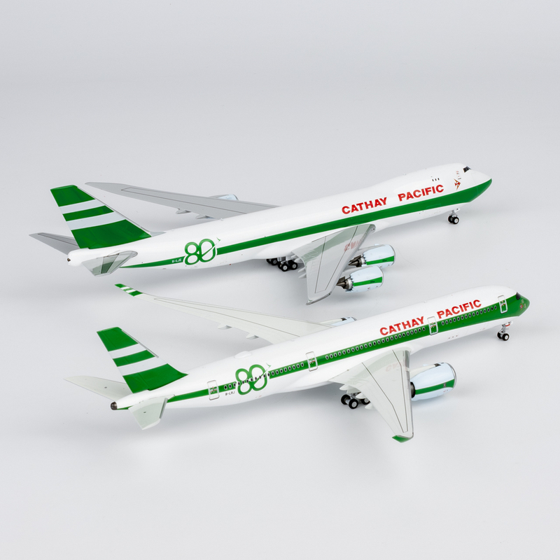 1/400 Alloy Aircraft Model Ng Cathay Pacific 80Th Anniversary A350-900 and B747-8Fb-Lrjlje 1/400 Alloy Aircraft Model Ng Cathay Pacific 80Th Anniversary A350-900 and B747-8Fb-Lrjlje