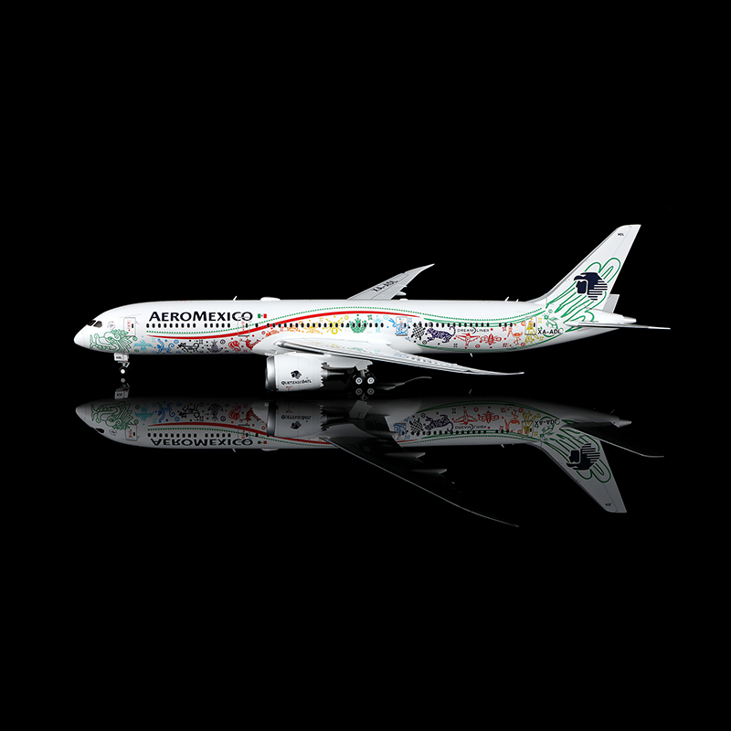 1/200 Finished Alloy Aircraft Model Sqwings Mexico Airlines B787-9 Xa-Adl Painted