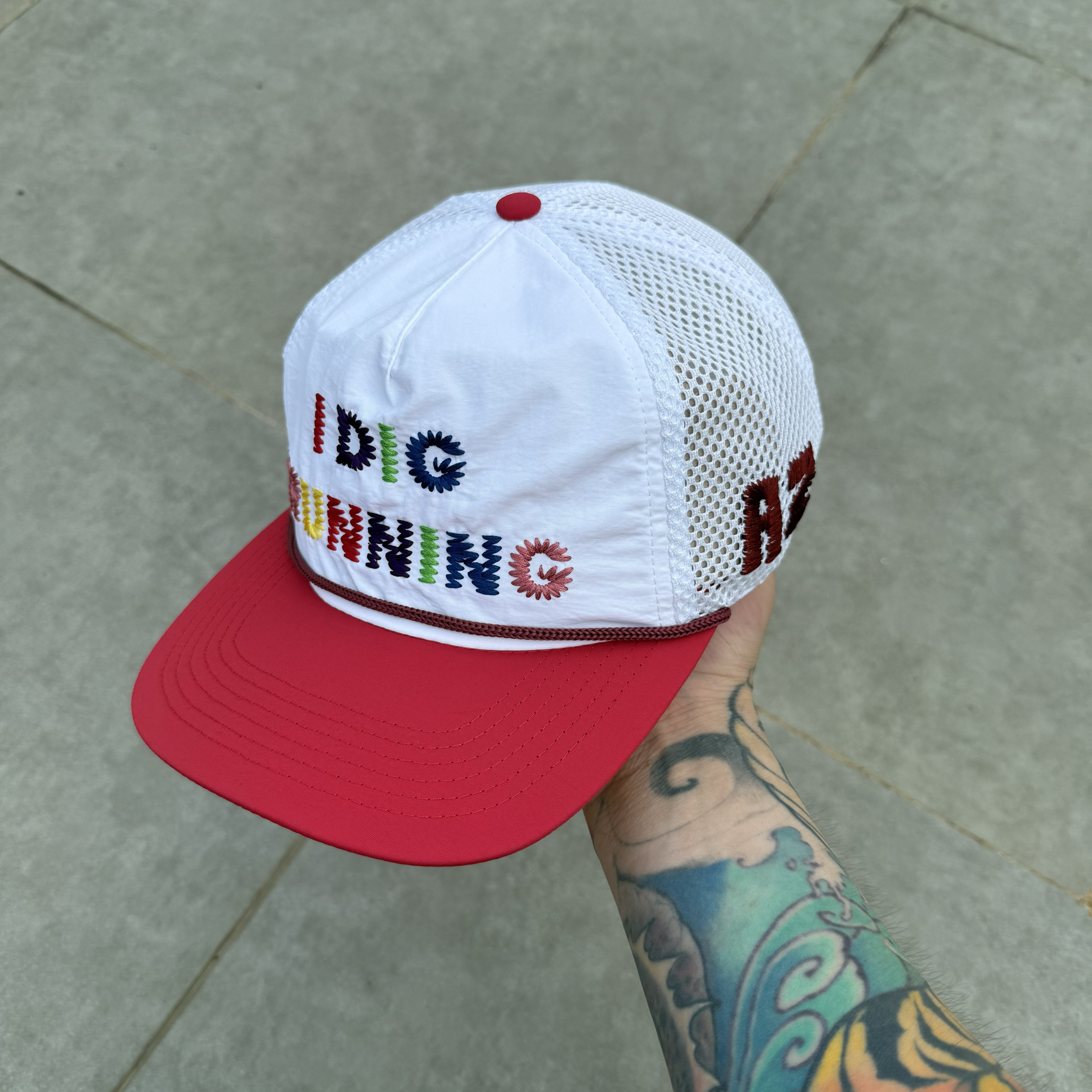 Ready-to-ship european alex zono jogging cap: niche openwork truck