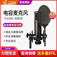 American SE 2200 Профессиональная способность Mike Wind Dubbing Dubbing Magic Vocal Micro Micro Micro Micro Micro Set Live K Set Set