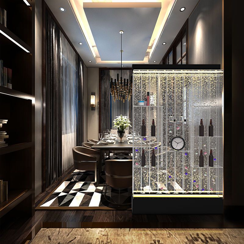Water Curtain Wall Screen, Large Acrylic Bubble Wall, Flowing Water Landscaping, Fish Tank, Living Room Partition Decoration, Customizable Water Curtain Wall Screen, Large Acrylic Bubble Wall, Flowing Water Landscaping, Fish Tank, Living Room Partition Decoration, Customizable