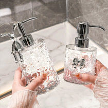 Light luxury foam hand sanitizer bottle Internet celebrity hotel bathroom shower gel empty bottle refill bottle press bottle bubbler