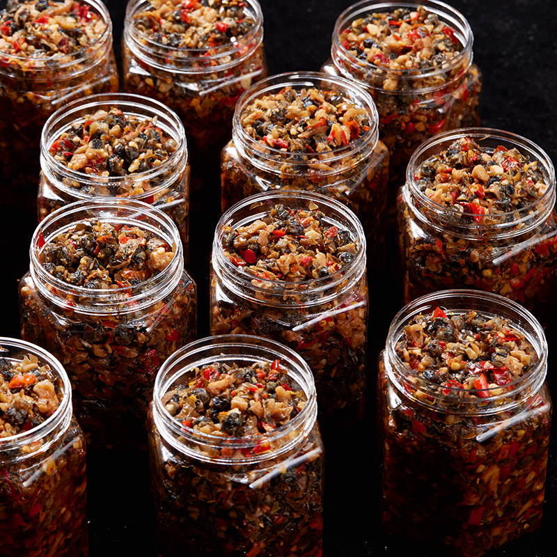 2 bottles of farmhouse special production screw meat Lower rice dish open gastric field snail meat Hunan fragrant and spicy mixed rice Snail Meat Artisanal sauce