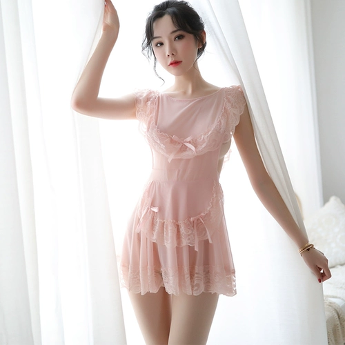 Сексуальное кружевное нижнее белье, униформа, комплект, большой размер