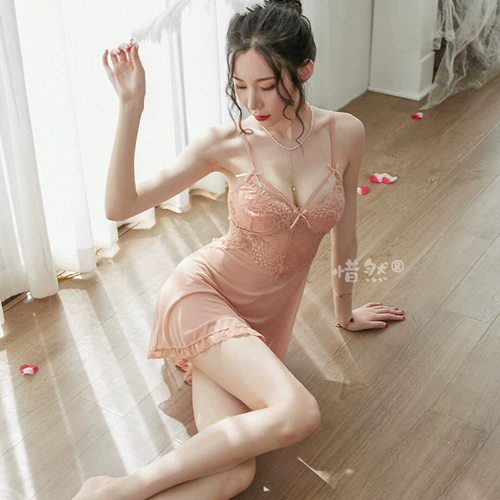 Сексуальная пижама, прозрачное нижнее белье, комплект, юбка