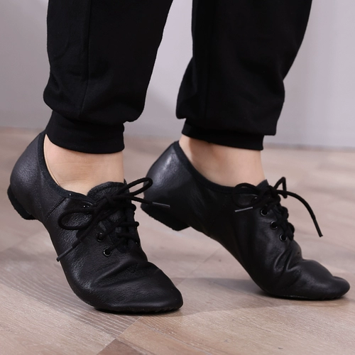 Sailmon Dance Shoes Женская кожаная мягкая дна обучающая шнур
