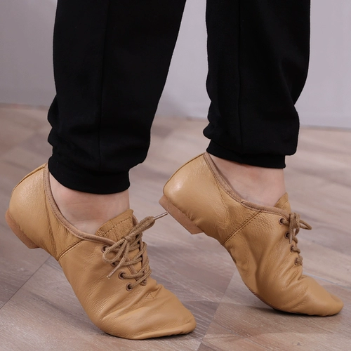 Sailmon Dance Shoes Женская кожаная мягкая дна обучающая шнур