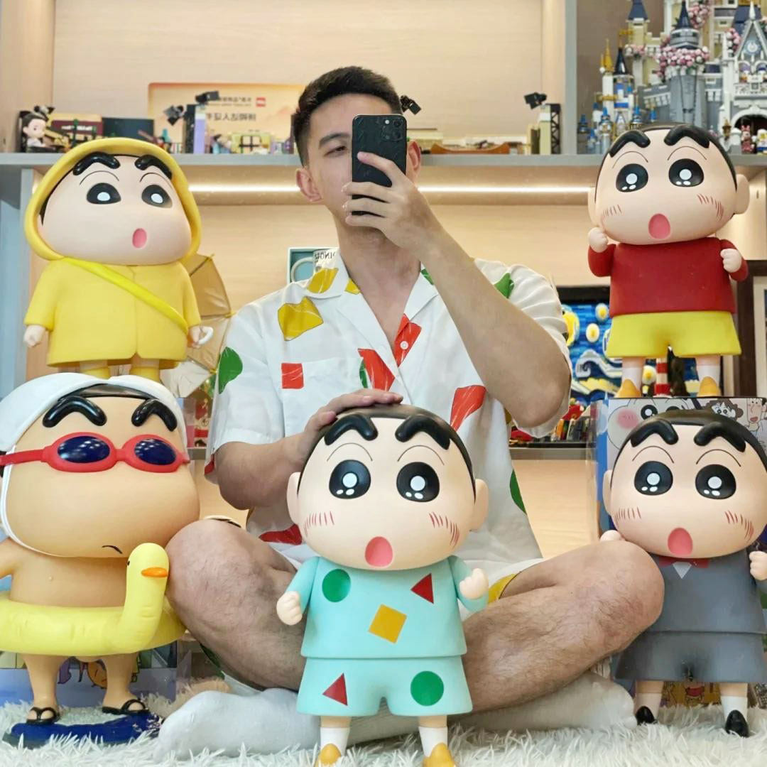 大号蜡笔小新存钱罐有哪些创意摆放方式?