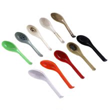 食堂可爱胶吃饭长柄塑料商用汤勺子1