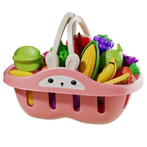Childrens Childrens Fruit Cut Peel and Nibble Baby Fruit and Vegetable Play House Baby Kitchen Toy Set