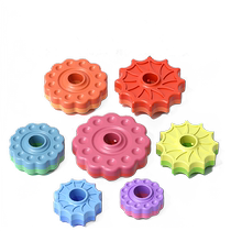 Rainbow Rotating Tower Jenga 6 months old baby turn around music 1 to 2 years old baby toy educational early education 9 months old