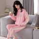 New 100% Cotton Autumn and Winter Sweatshirt Women's Sports Suit Spring and Autumn Thickened Zipper Pure Cotton Pajamas Home Wear Jacket
