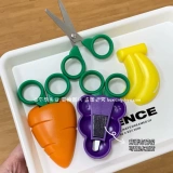 Милые ножницы, мультяшный универсальный магнит на холодильник для школьников