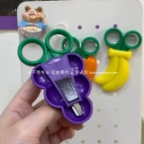 Милые ножницы, мультяшный универсальный магнит на холодильник для школьников