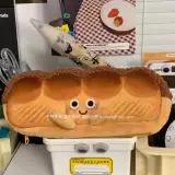 Милый японский вместительный и большой забавный пенал, хлеб