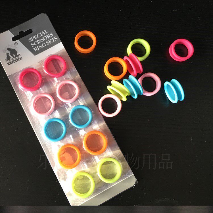 Pet Ring cover Colour finger ring pair of pets Elastic haircut ring finger sleeves Ultra soft cut pooch-Taobao