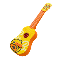 Little yellow duck guitar childrens musical instrument enlightenment toy ukulele small guitar can be played by toddlers and baby beginners