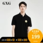 GXG Men 2019 Mùa hè Mới Đen In Áo ngắn Tay Áo Polo Áo thun nam # 182824291 - Polo polo trắng