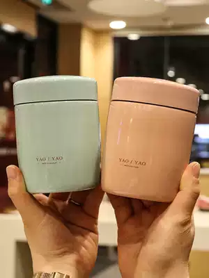 Small mini braised beaker fresh water Cup portable 316 stainless steel thermos cup office workers bento box students