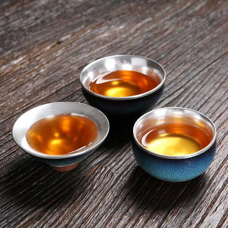 Ceramic Master's Cup Big Number Utilita Tea Cup Single silver Silver Cellar Vario Cup Tea Cup Tea Cup Tea Cup Tea Cup