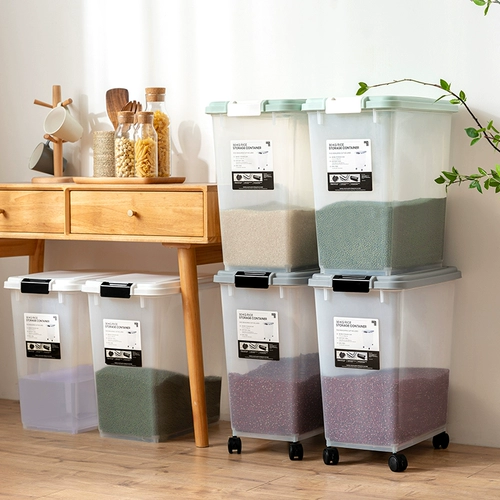 Ведро для риса 30 кошек 50 кошек бытовой рисовый цилиндр мука ящик для хранения рисовой лапши резервуар для хранения герметичный ящик для хранения риса с защитой от насекомых