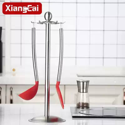 Stainless steel six hook bracket spatula shovel spoon fried spoon spoon spoon spoon Colander set for storage