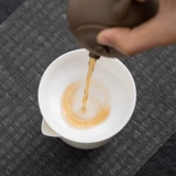 Овечье нефритовое фарфоровое фарфоровое белое фарфоровое чай утечки универсальный чайный фильтр керамический чай набор чайный фильтр пузырь