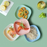 Крепкая костяная головка японская в стиле домашнее творческое пластиковое обеденное столовое столик положить овощную костяную тарелку с рвотой пластин