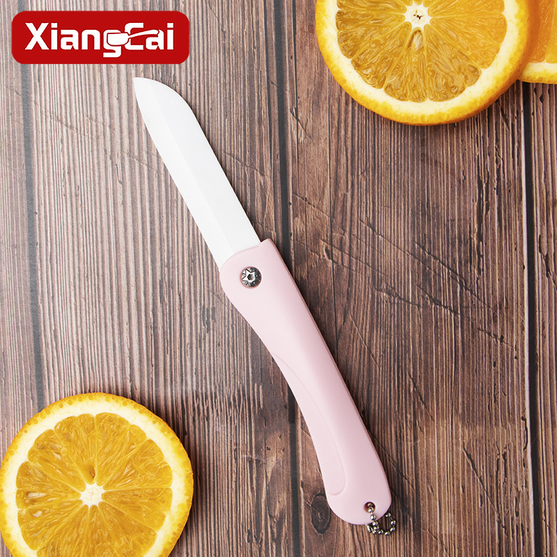 Fragrant Color Ceramic Knife Kitchen Home Sharp Water Fruit Knife Portable Folding Knife Cut Vegetable Side Food Unrusted Little Cutter