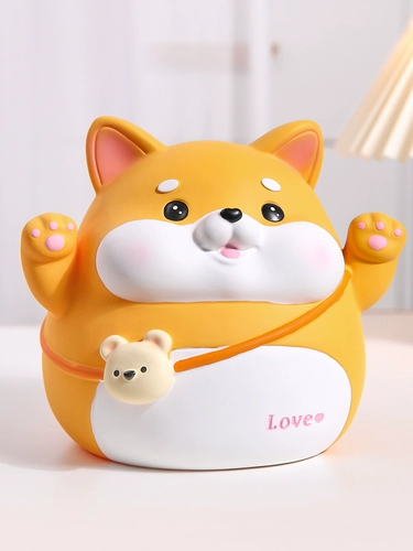 Копилка большой емкости для щенков зодиака, новая модель 2025 года, может входить и выходить только для детей, мальчиков и девочек, копилка для взрослых