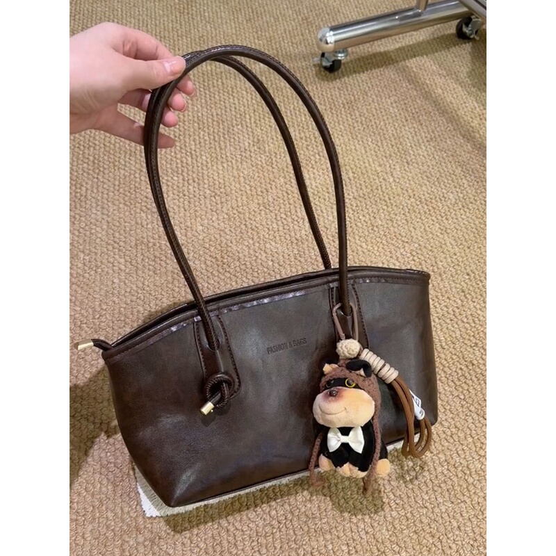 Retro Large-Capacity Handbag for Women 2026 New Autumn High-End Versatile Work Clothing Shoulder Underarm Tote Bag Retro Large-Capacity Handbag for Women 2026 New Autumn High-End Versatile Work Clothing Shoulder Underarm Tote Bag
