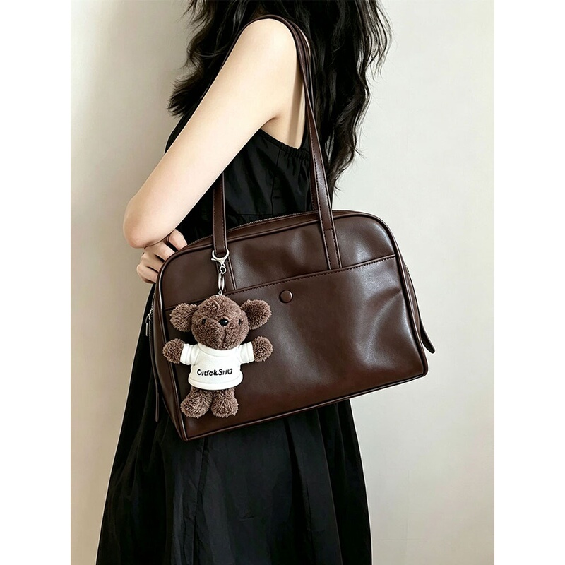 Retro Large-Capacity Handbag for Women 2026 New High-End Casual Fashion Commuter Bag Shoulder Tote Bag Retro Large-Capacity Handbag for Women 2026 New High-End Casual Fashion Commuter Bag Shoulder Tote Bag