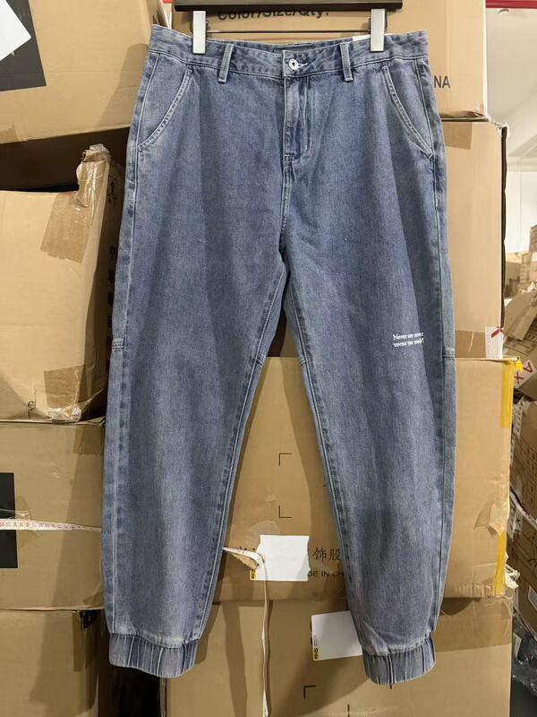 H Brand Washed Denim Jeans for Men, Autumn Simple Versatile Casual Jogger Denim Pants 1010A New 3 Medium H Brand Washed Denim Jeans for Men, Autumn Simple Versatile Casual Jogger Denim Pants 1010A New 3 Medium