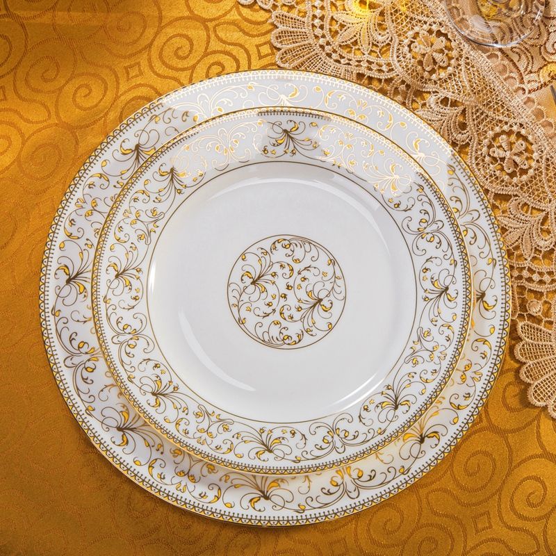 Tableware ceramics dishes suit household gift high anti hot bowl of ipads China Tableware suit your job