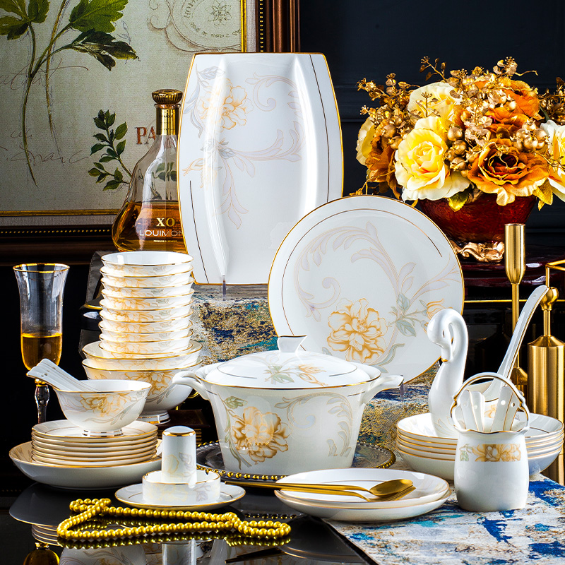 See Colour frontier hot dishes suit household European contracted ipads bowls disc of jingdezhen ceramic plate tableware portfolio