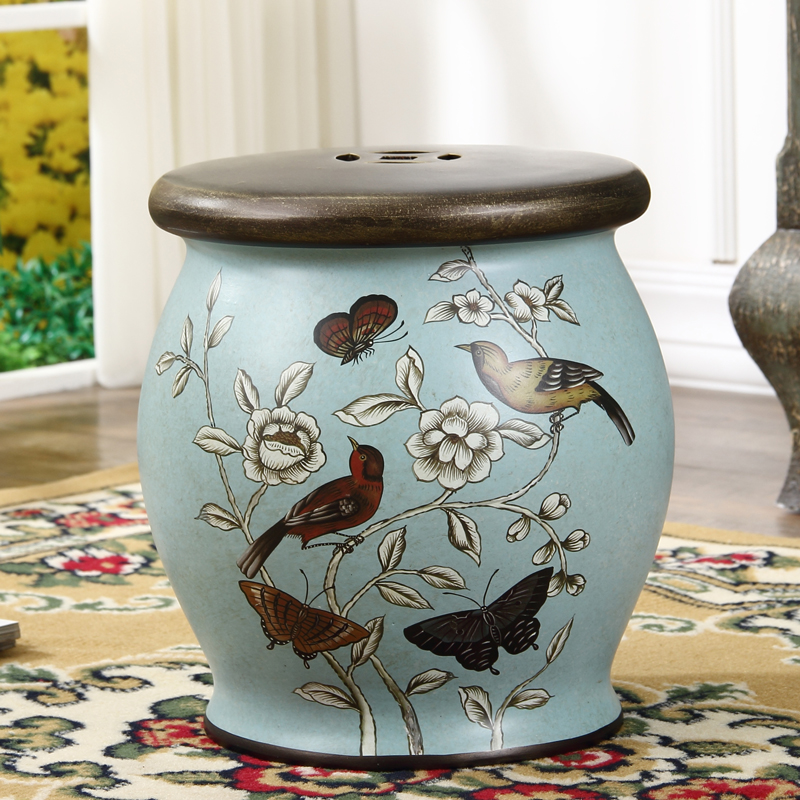 American dressing who sitting room CiGu who in restoring ancient ways shoes who embroidered pier hand - made ceramic who table who who