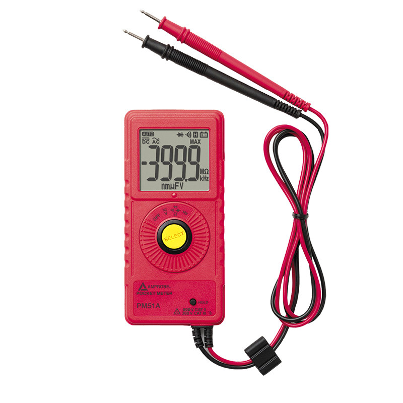 Fluke's official flagship store Ambrosian PM51A 55A small portable pocket card-style digital multimeter