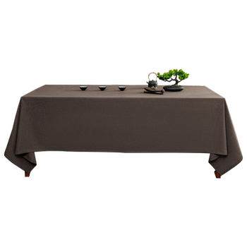 Chinese dining tablecloth simple cotton and linen high-end Chinese dining tablecloth simple cotton and linen high-end
