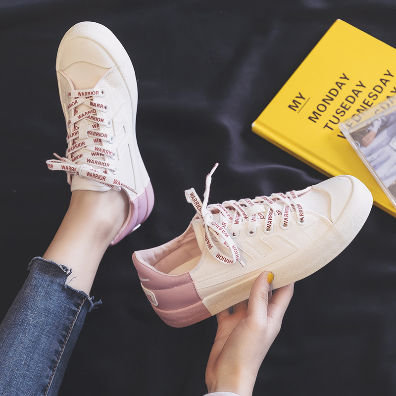 Pull back women's shoes Vanke joint canvas shoes women's autumn breathable ulzzang all-match shoes 2022 new trend