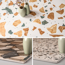 Net red terrazzo 60x60 living room antique brick toilet tile Bathroom Dining room kitchen non-slip floor tile Balcony