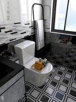 Modern minimalist kitchen tiles gray 300x600 bathroom wall matching tile Nordic all-ceramic kitchen balcony