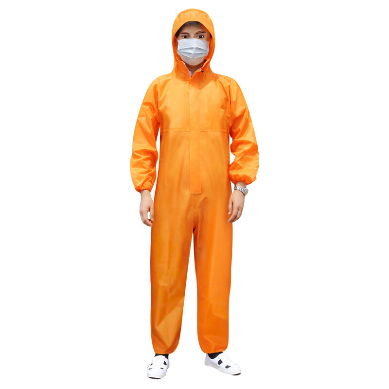 Multifunctional even body protective clothing dust proof waterproof raincoat powder spray paint industrial cleaning workwear
