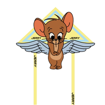 Kite two dimensional kite adult funny cat and mouse kite jerry good quality kite kids kite