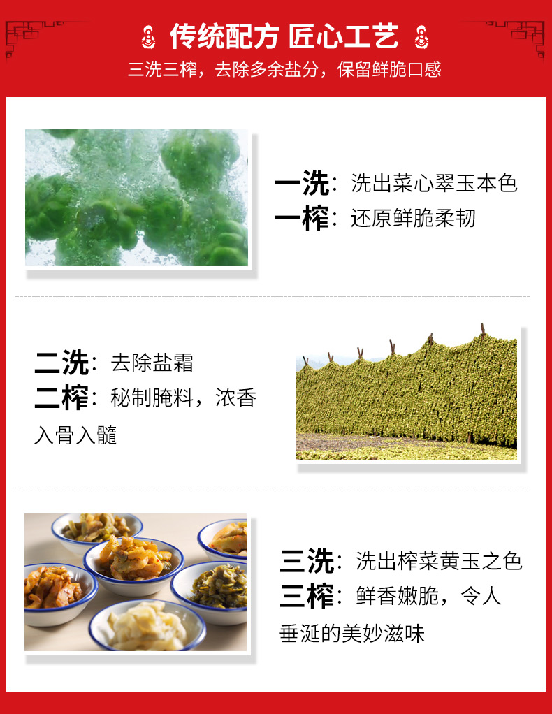 乌江鲜脆菜丝咸菜爽口70g×25袋小箱装