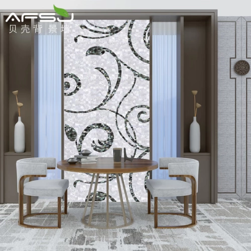 AFSJ Shell Mosaic Natural Environmation защита от Айви Каждое выборы в европейском стиле Patoune Фоновое украшение стен